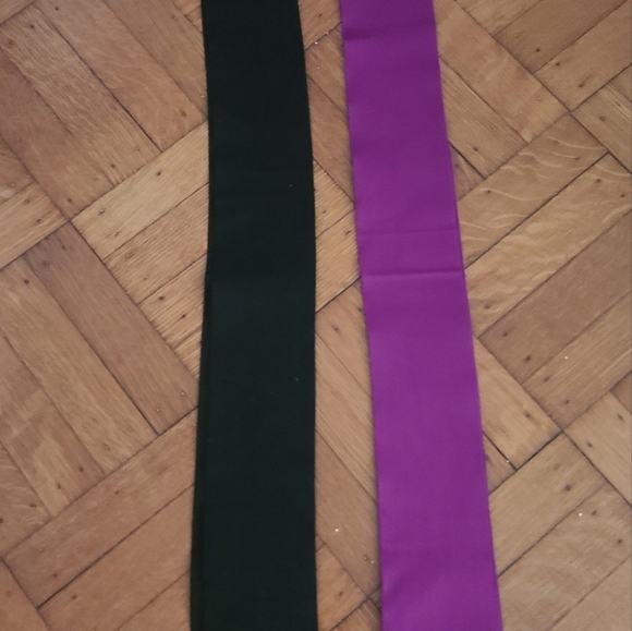 Skinny thin neck scarfs / or waist belt - Picture 8 of 13